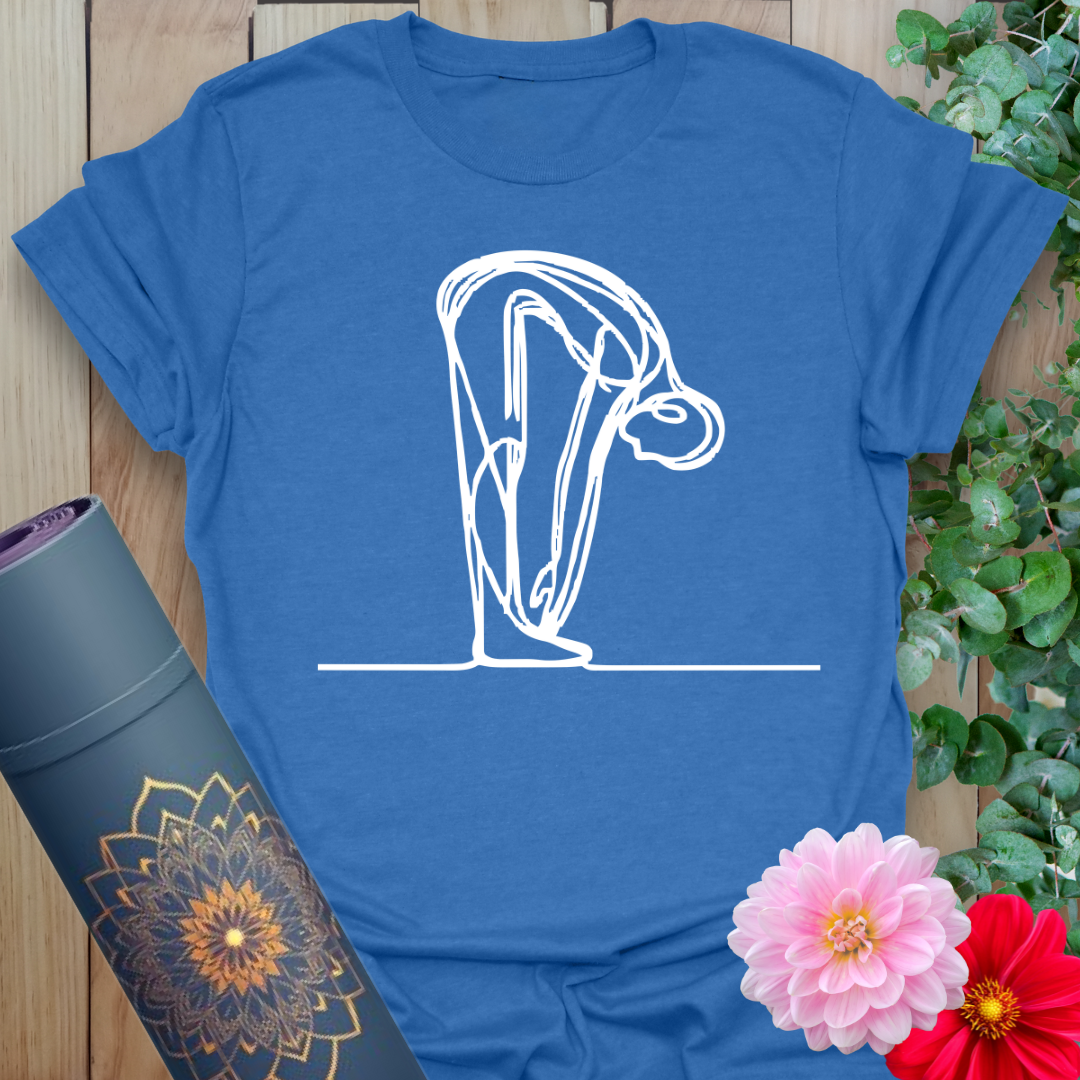 Heather Royal Forward Bend T-Shirt