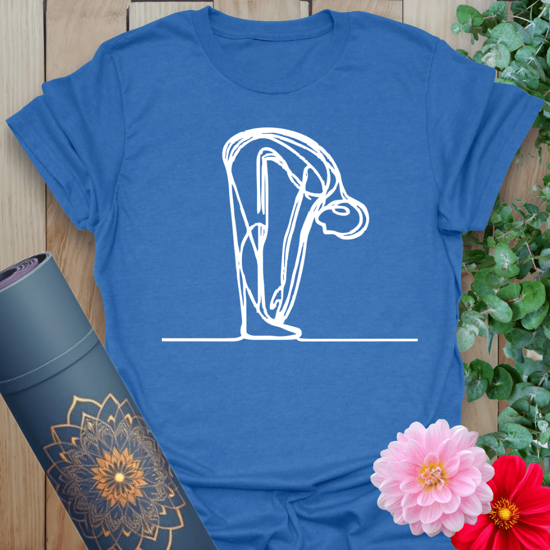 Heather Royal Forward Bend T-Shirt