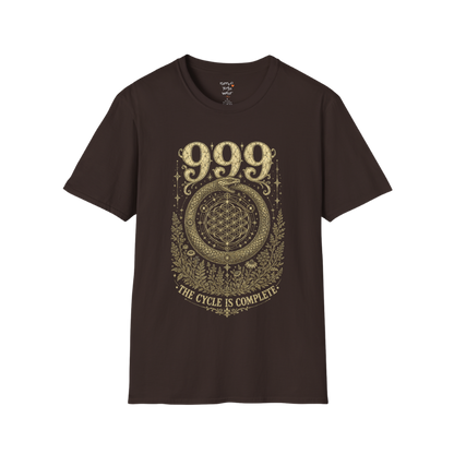 999 ouroboros serpent Flower of Life botanical engraving design — Dark Sacred Stillness collection by Ramro Yoga Wear in Dark Chocolate.
