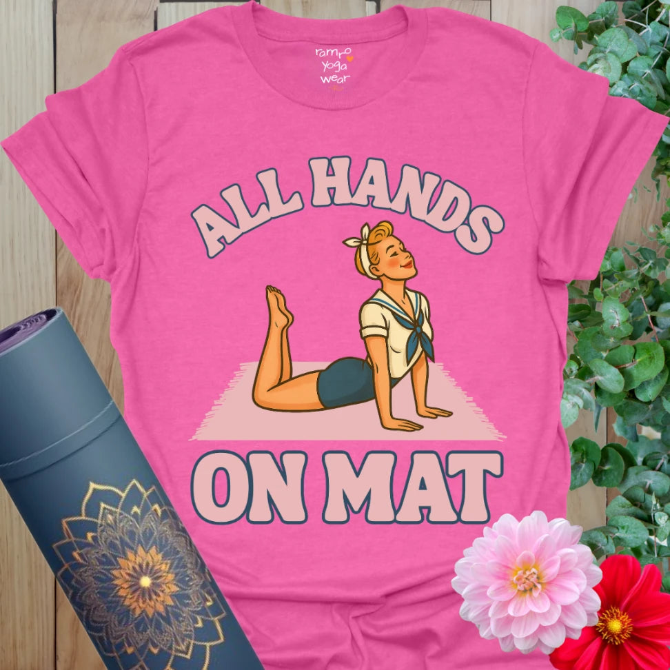 Heather Heliconia All Hands T-Shirt