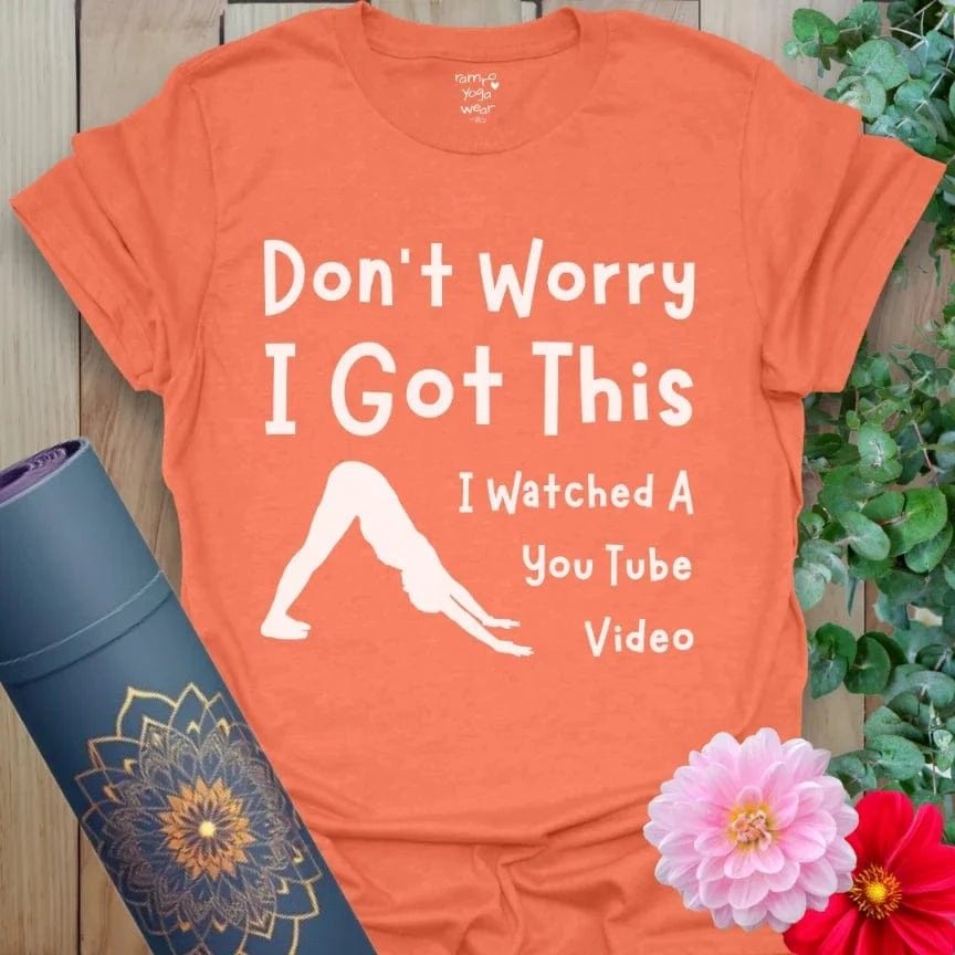  Bright orange t-shirt with “I Got This” message for high-vibe confidence and energetic empowerment.