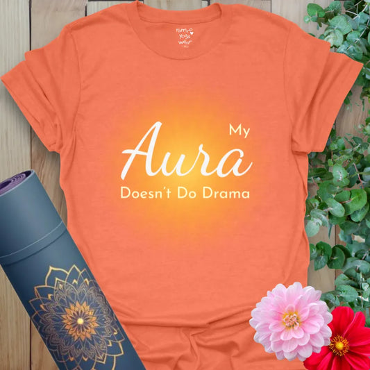 Bright orange tee with radiating sunlight and vibrant text. For the soul who chooses sunshine over static.