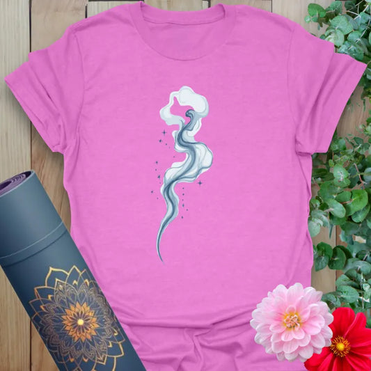 Purple Celestial Smoke T-Shirt with mystical smoke and airy feel