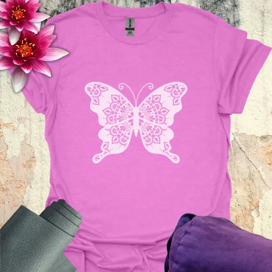 Mandala Butterfly T-Shirt