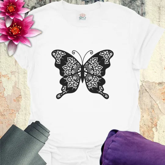 Mandala Butterfly T-Shirt