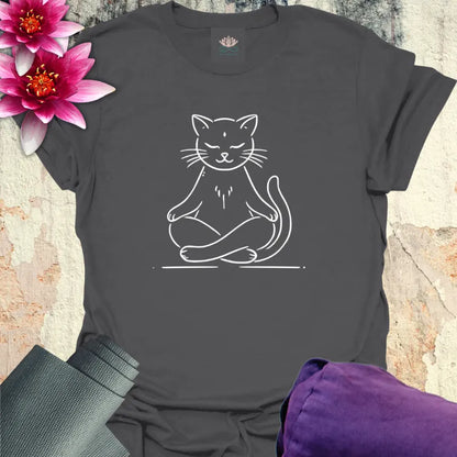 Meditating Cat T-Shirt