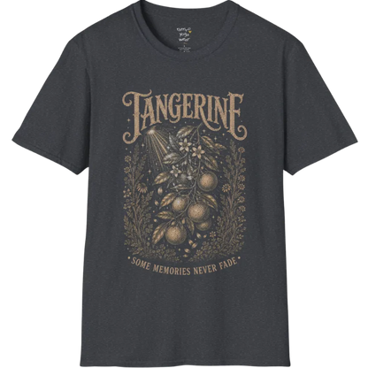Citrus branch with blossoms and soft light — Sacred Thread collection by Ramro Yoga Wear in Dark Heather Grey