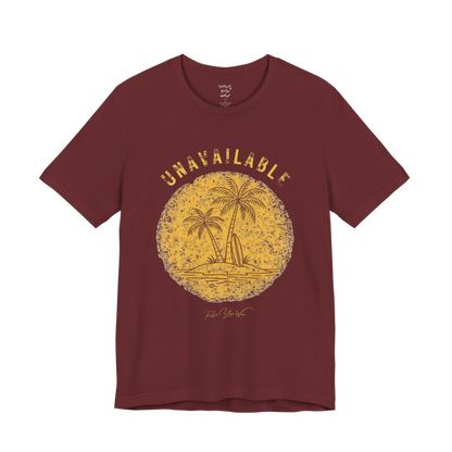 Palm tree savasana yoga slogan tee in Heather Cardinal — Funny Yoga Shirts collection by Ramro Yoga Wear