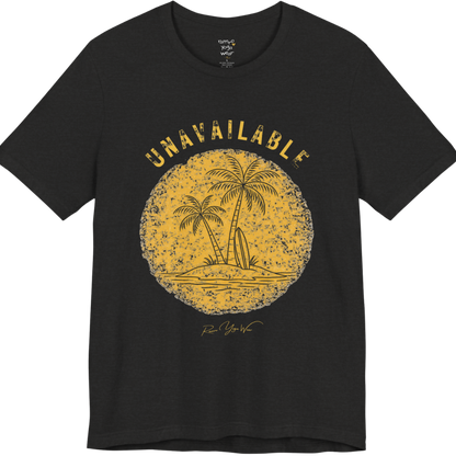 Palm tree savasana yoga slogan tee in Black Heather — Funny Yoga Shirts collection by Ramro Yoga Wear