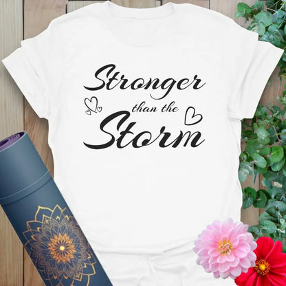 Clean white unisex t-shirt with heart-centered quote and butterfly accents, ideal for yoga, healing, and self-expression.